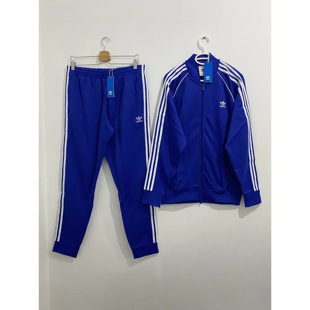 Adidas Originals Superstar Tracksuit Semi Lucid Blue White Size L